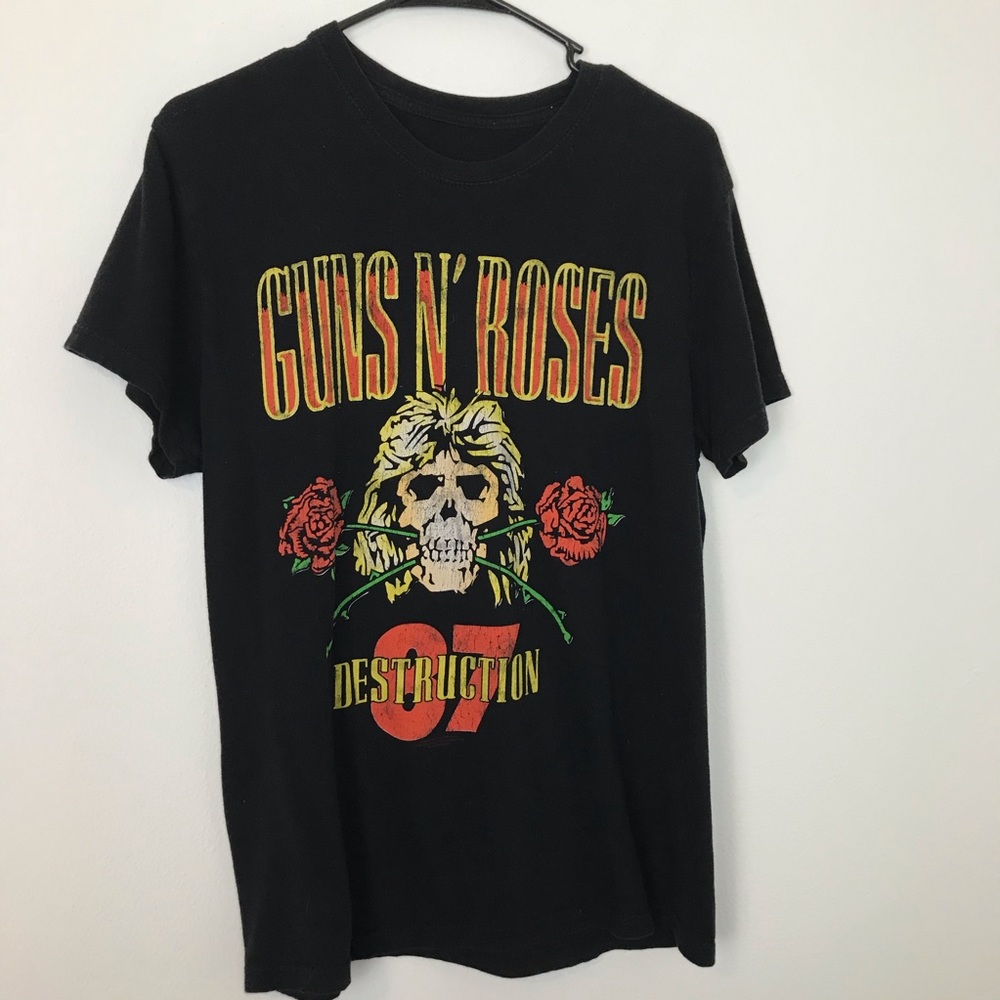 Guns N Roses Destruction Uk Tour Tee
